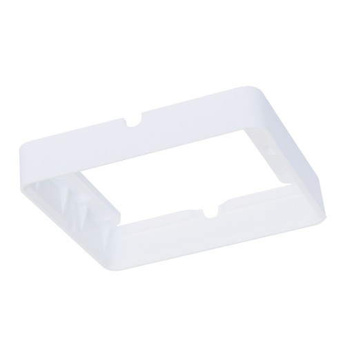 STRUHM Štvorcové podskrinkové svietidlo LUNA / IGA D LED 1,8W 7x1,5cm biele