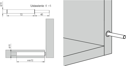 Zapustený nárazník pre predné tlmiče, sivý - ADF10 AMIX