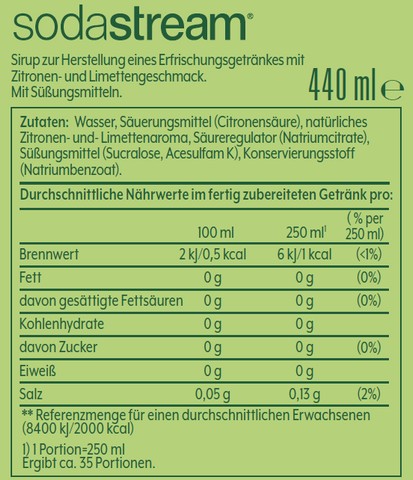 Soda Stream 7 Up Dieta sirup na karbonizáciu, 440 ml