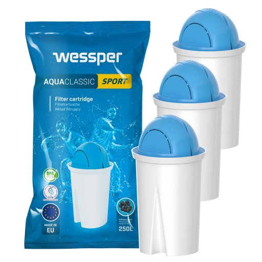 3x WESSPER VLOŽKA DO DAFI džbánu, NÁHRADA PRE BRITA