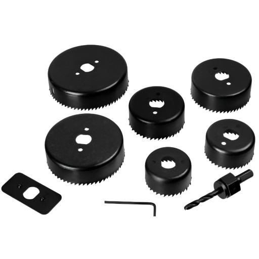 DIEROVACIA PÍLA NA SADROVÝ KARTÓN A DREVO 8 PRVKOV 64 MM - 127 mm RICHMANN C8250