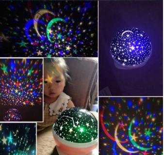 LED NOČNÁ LAMPA STARS PROJEKTOR MNOHO VARIANTOV
