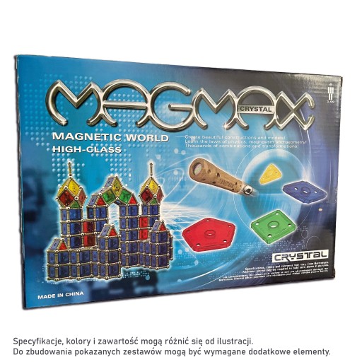 Magnetické bloky Magmax | 46 položiek | 661A