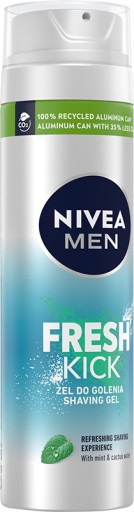 NIVEA MEN FRESH KICK Gél na holenie pre mužov 200ml