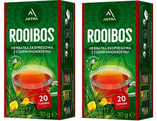 Astra červený čaj Rooibos 40 sáčkov 1,5g
