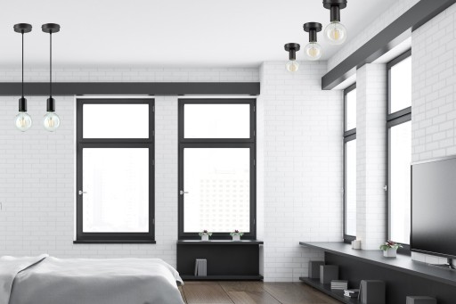 BODOVÁ STROPNÁ LAMPA LOFT EDISON LABYRYNT G95