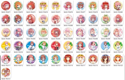 Špendlíky Quintessential Quintuplets, ZO KTORÝCH SI VYBERÁTE