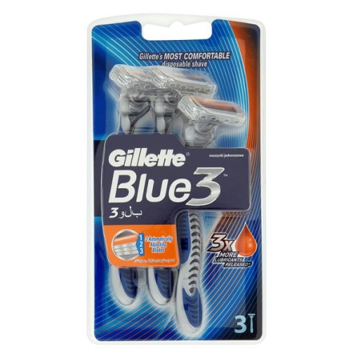 Gillette blue3 A3 jednorazový holiaci strojček
