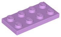 LEGO 3020 TANIER 2x4 levanduľa st NOVINKA (15g 12ks