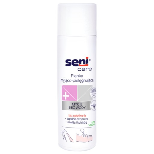SENI pena na čistenie PLETI bez použitia vody