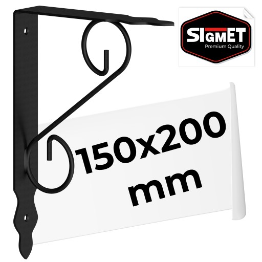 DEKORATÍVNA PODPORKA UHLA POLICE Tesársky štvorec S 150x200 mm