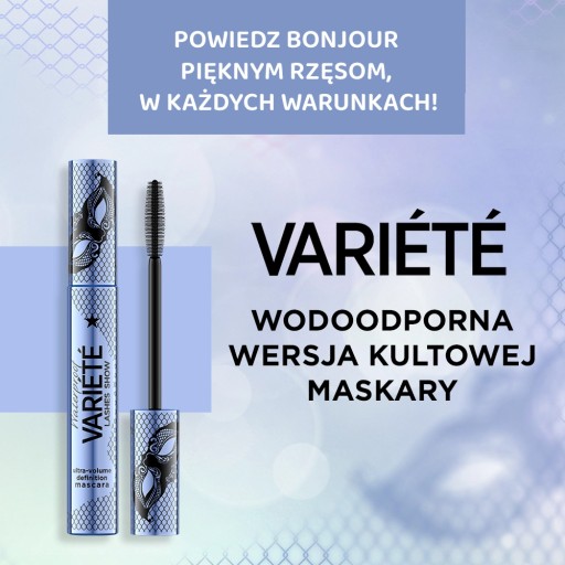 Vodeodolná maskara od Eveline Cosmetics Variete