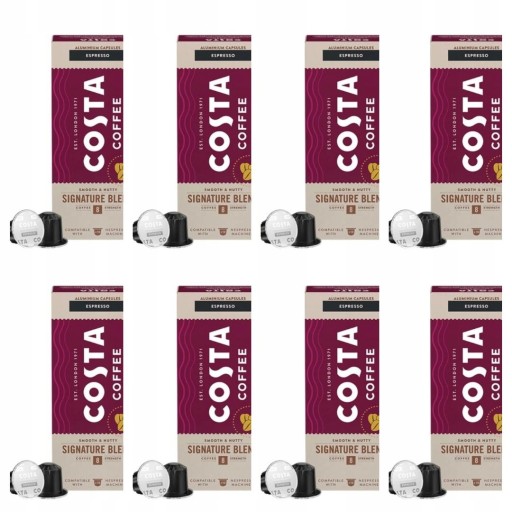 Kapsuly Nespresso Costa Coffee Signature Blend Lungo 10 ks.