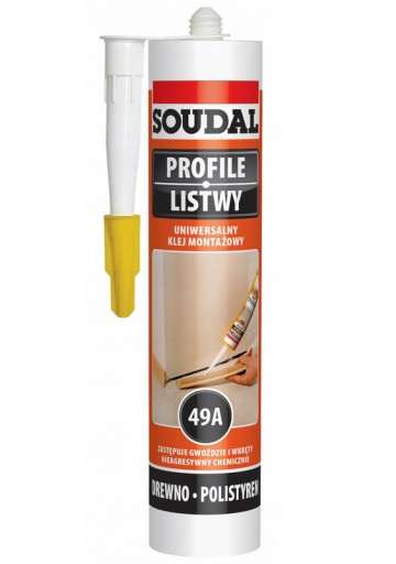 Univerzálne montážne lepidlo Soudal 49A