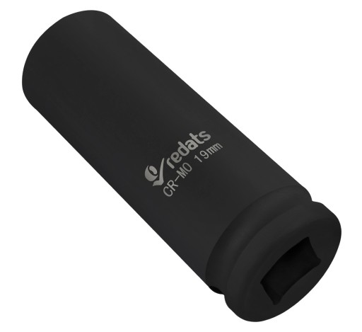 Nárazová objímka 19 mm dlhá pre kolesá s 1/2'' kľúčom