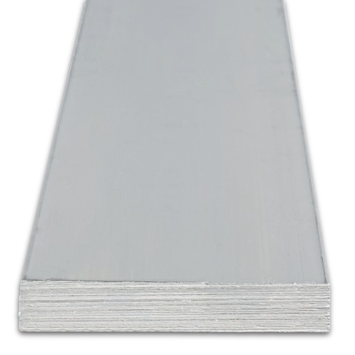 Hliníková plochá tyč 40x5 L 50cm Grad. 6060 T66