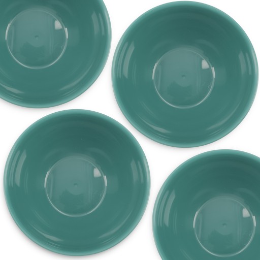 Okrúhla plastová kuchynská misa 1000 ml zelená