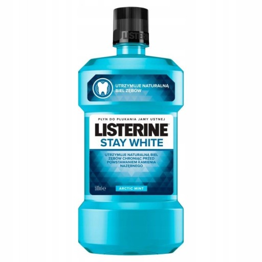 Listerine ústna voda 500 ml Stay White