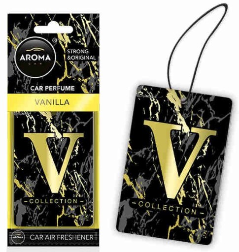 AROMA CAR V-SERIES VONNÁ VÔŇA VANILKA OSVIEŽOVAČ AUTA