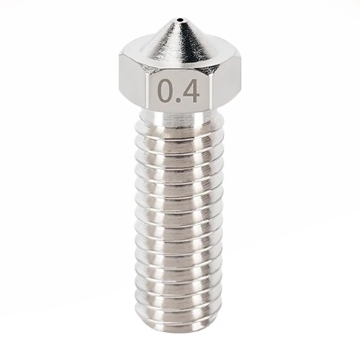Tryska Nerezová oceľ Nerezová sopka 0,4 mm 1,75 mm M6 E3D V6 RepRap