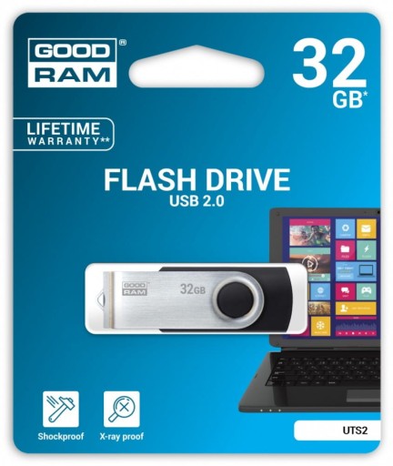 Pamäťová jednotka GoodRam Twister UTS2-0320K0R11 (32 GB; USB 2.0; čierna)