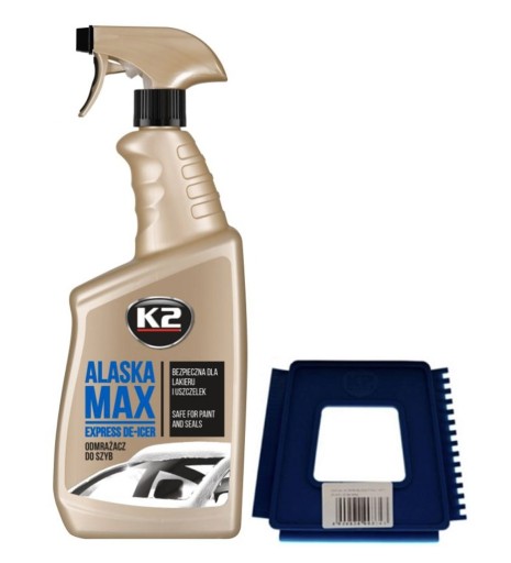 K2 ALASKA ROZMRAZOVANIE OKIEN 700ml + ŠKRABKA