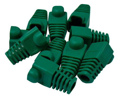 Kryt zástrčky RJ45, zelený ALANTEC