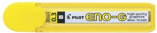 PILOTNÁ GRAFITOVÁ NÁPLŇ CUŽKY B 0,3mm balenie 12 tyčiniek NEDRVIA