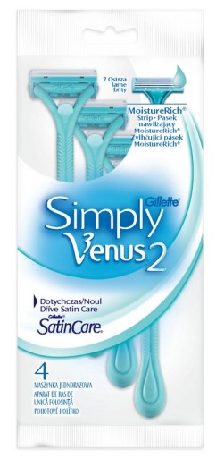 Holiace strojčeky Gillette Simply Venus 2 4 ks.