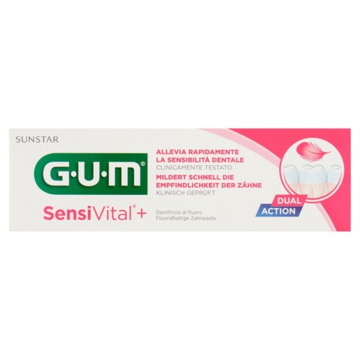 GUM SensiVital+ DUAL ACTION citlivá zubná pasta 75 ml