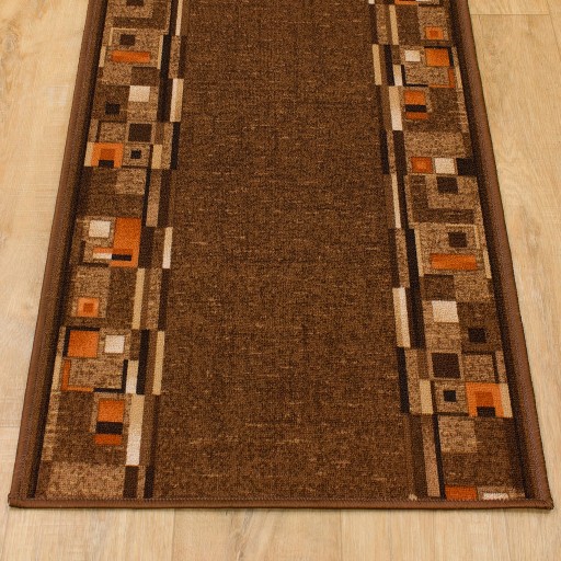 BEŽECKÉ, PROTIŠMYKOVÉ KOBERCE 80 cm BOMBAY HNEDÁ
