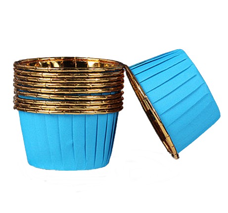 MUFFIN LINERS formičky na košíčky DECORATIONS narodeninové modré 20 ks