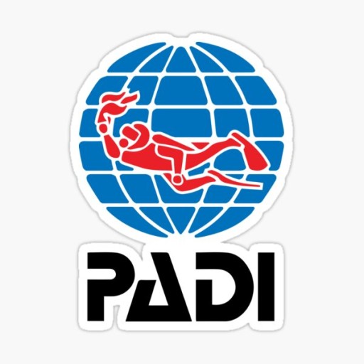 Potápačská nálepka PADI pre potápačov
