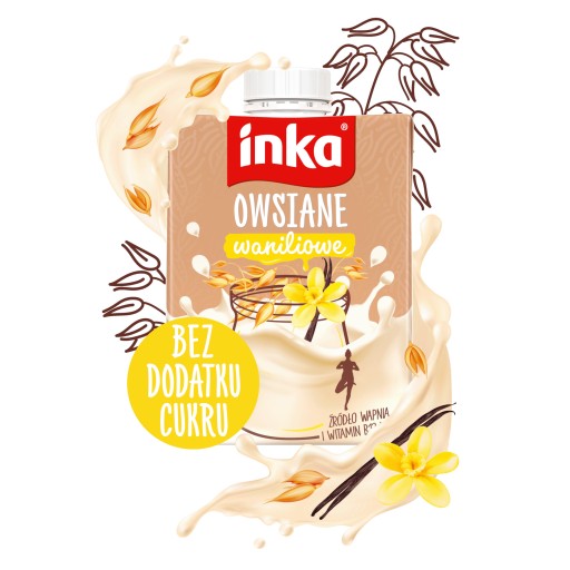INKA vanilkový ovsený nápoj 500 ml