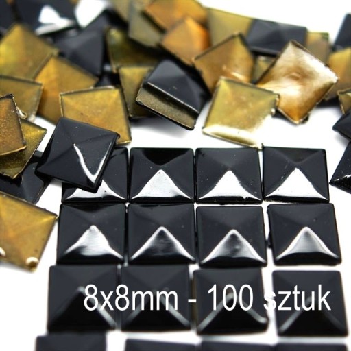 Pyramídy Thermojet Jets Black 8mm 100ks