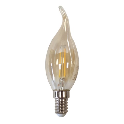 E14 LED žiarovka 4W 470lm retro vláknová sviečka