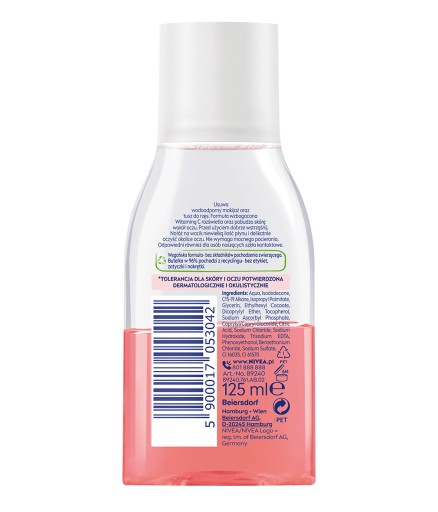 NIVEA Dvojfázový odličovač očí s vitamínom C bez trenia 125ml