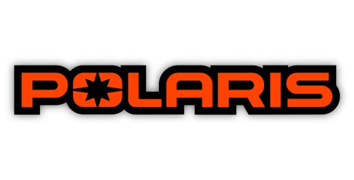 Samolepky Polaris 20cm Fluo - Nové logo