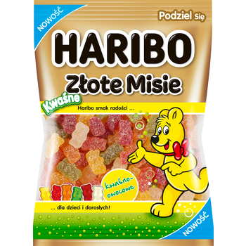 1x 160g HARIBO zlaté medvedíky kyslé