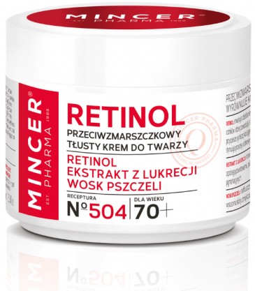 Mlynček na mastný krém proti vráskam 70+ retinolový včelí vosk N504 50 ml