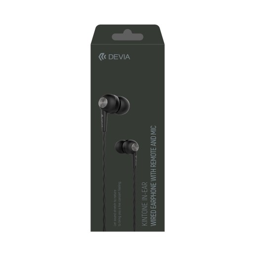 Kintone 3,5 mm káblové slúchadlá do uší