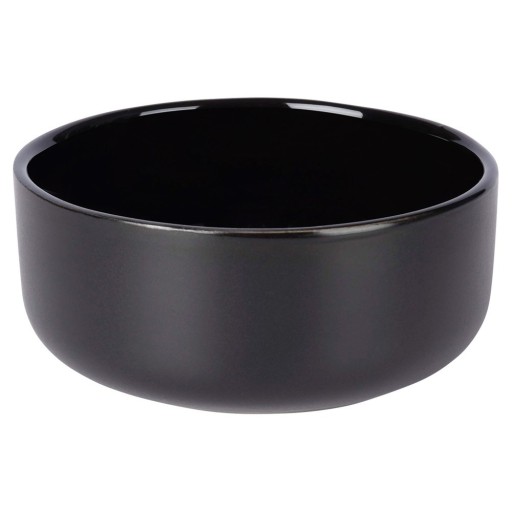 ČIERNA KERAMICKÁ misa, šalátová misa, snacky, dezerty, šaláty, 150 ml