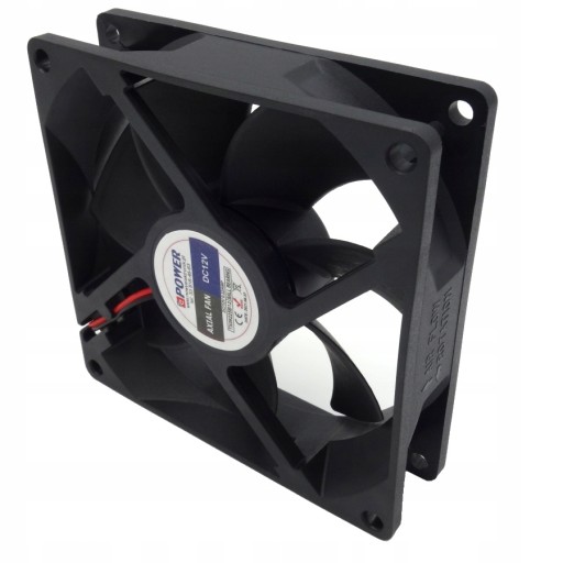 Priemyselný ventilátor 92x92x25mm 12V ventilátor s guľôčkovým ložiskom