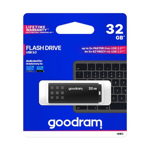 GOODRAM Pendrive UME3 32GB USB 3.0 čierny