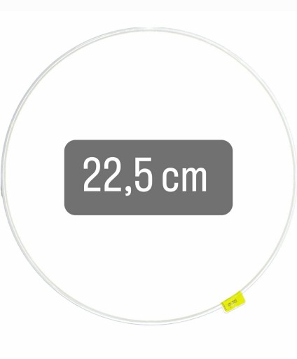 Prsteň lapač snov 22,5cm BIELY