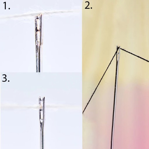 RUČNÉ SAMONAZÁVACIE IHLY SADA 12 VEĽKOSTÍ ŠIJACEJ SÚPRAVY