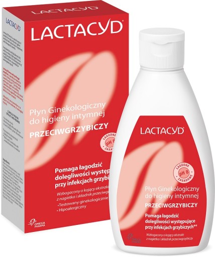 Lactacyd ANTIFUNGAL Liquid Intimate Hygiene Liquid - zásoba 200 ml