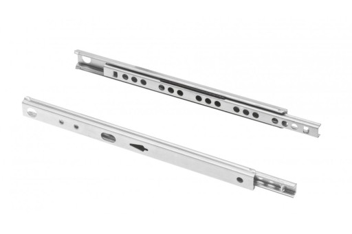 Guľové vedenie zásuviek H17 GTV, čiastočný výsuv 438 mm, nosnosť 10 kg