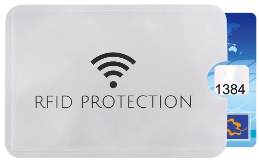 POUZDRO PROTI KRÁDEŽI RFID OCHRANNÉ BLÍZKOSTI KARTY ŠEDÉ