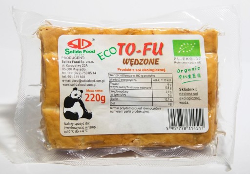 BIO TOFU ÚDENÉ 220 G - SOLIDA FOOD